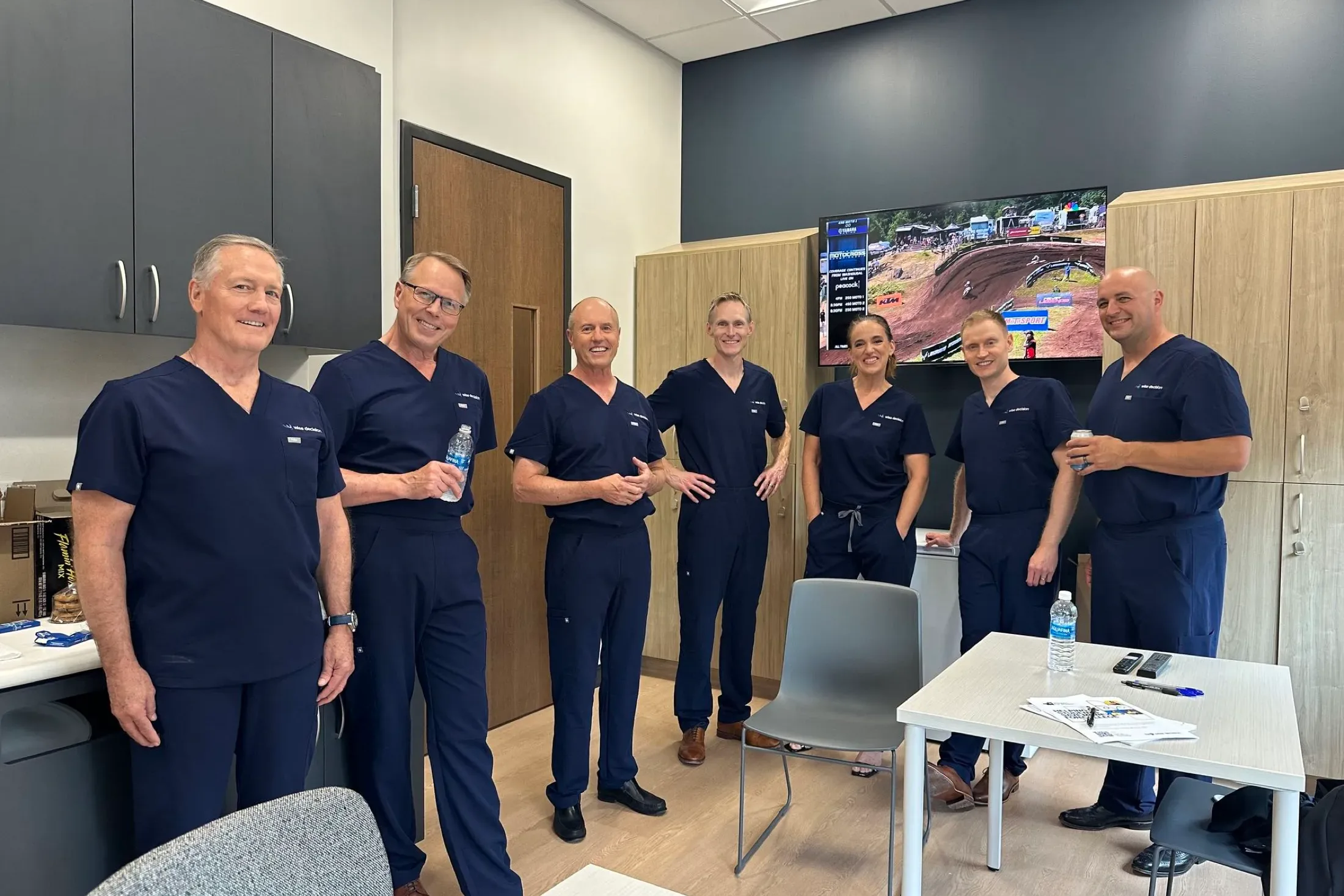 Wise Decision anesthesia team preparing for a sedation appointment